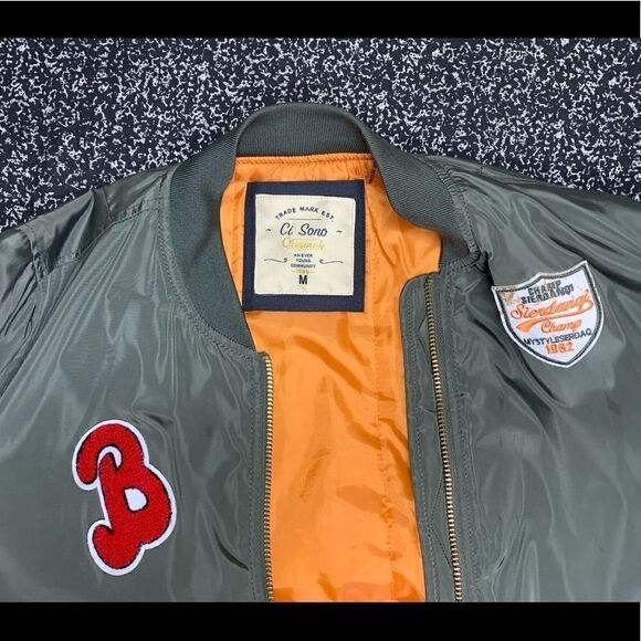 Ci Sono Olive Green Patch Jacket - Picture 8 of 9